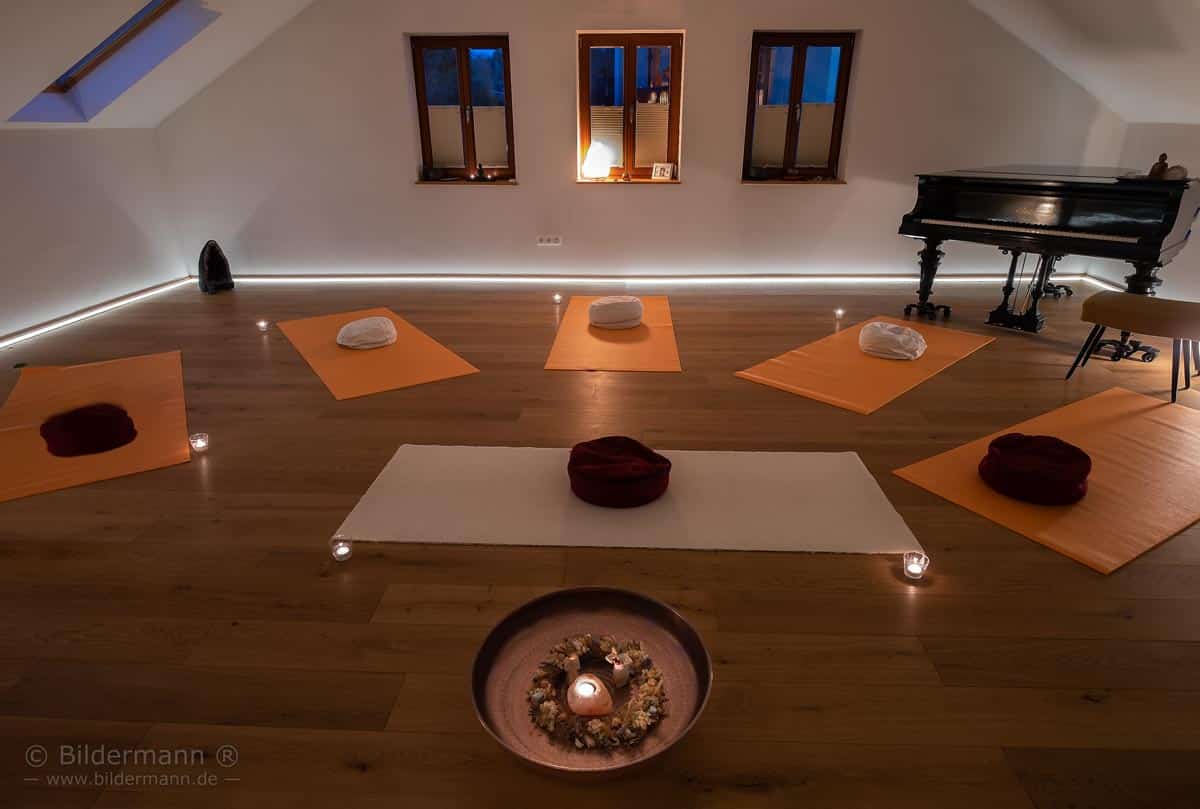 Impressionen vom Hatha Yoga-Studio in Dresden-Lockwitz